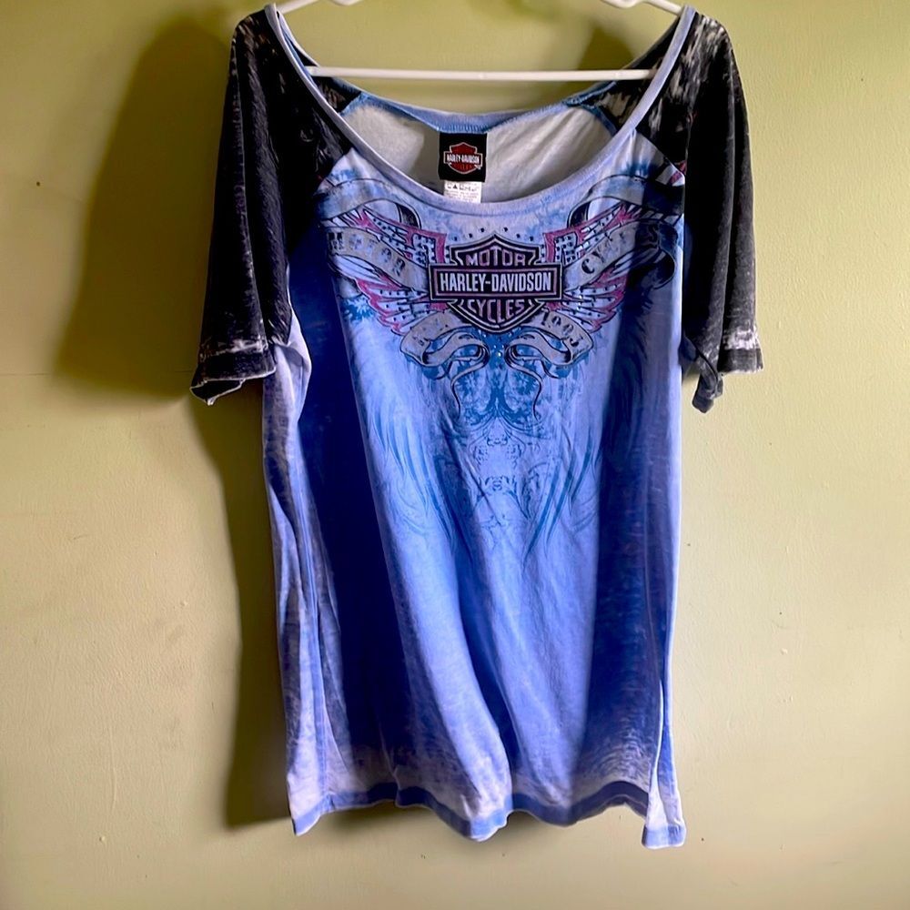 Gator Harley Davidson shirt size so